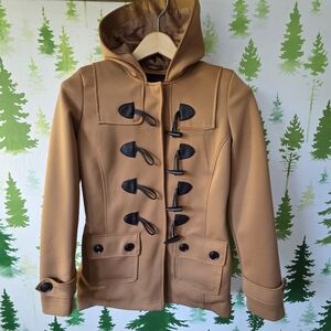 Women's Tan Yoki Toggle Coat